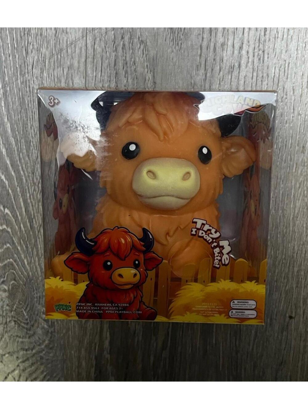 Squishy Highland Cow Sensory Toys TikTok Viral Five Below New Rare LE